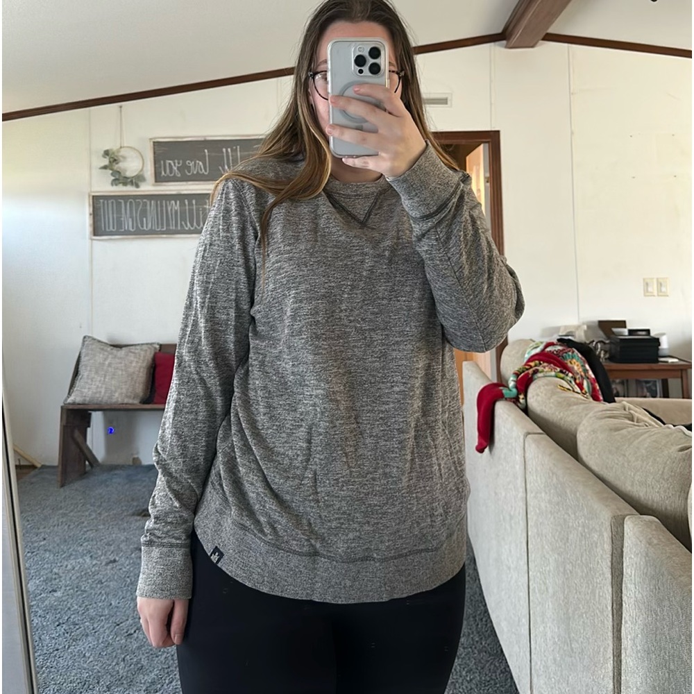 North Face sweatshirt